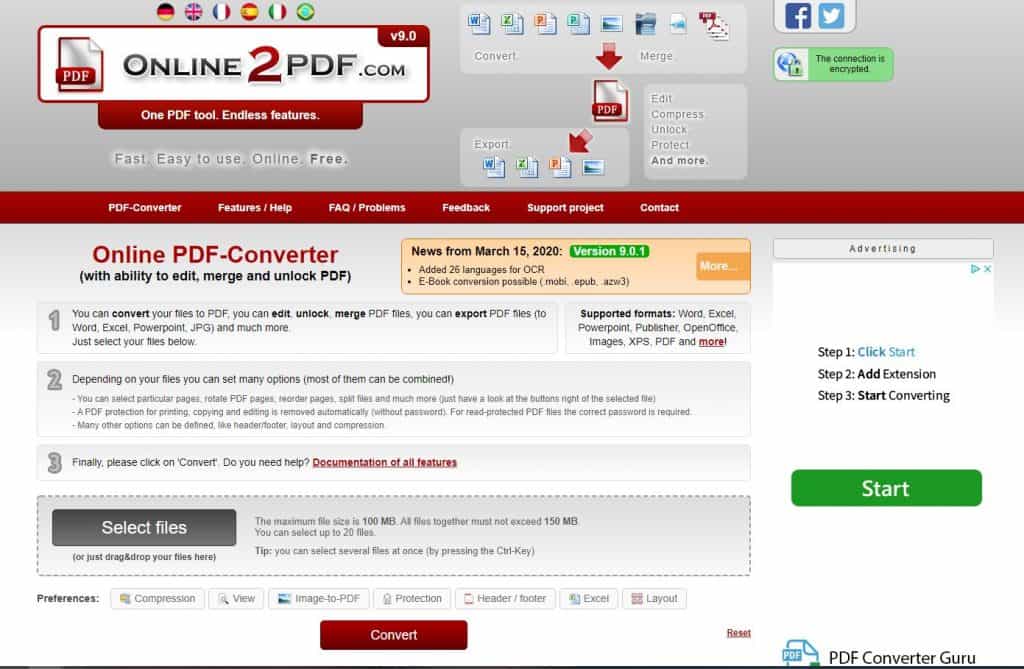 word to pdf converter online2pdf