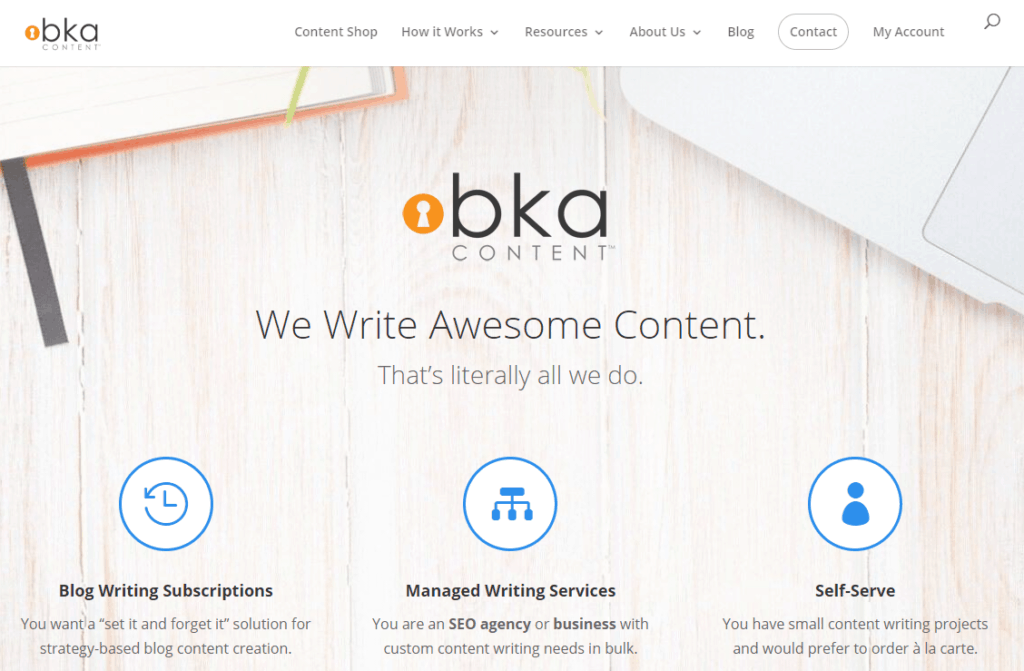 Hire a copywriting agency like BKA