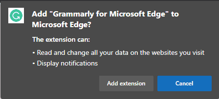add grammarly to browser